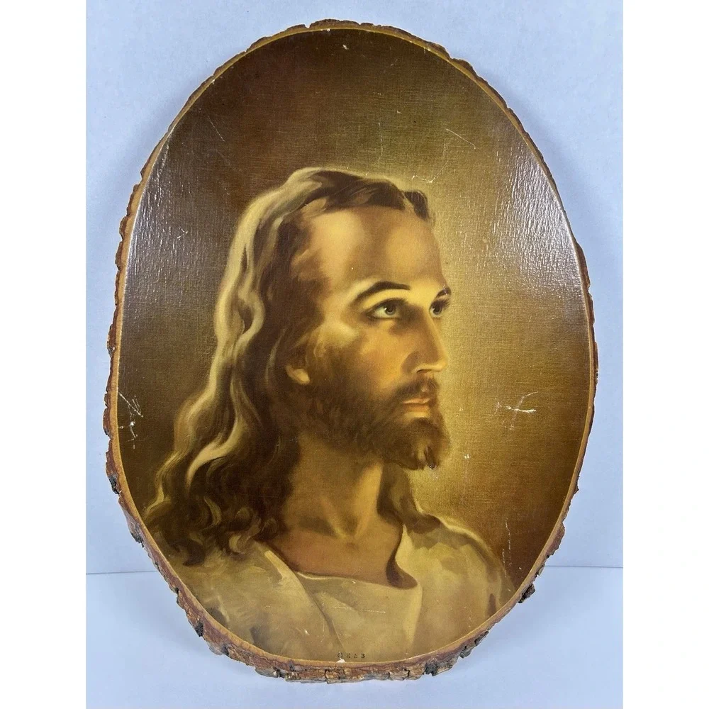 Vintage Wood Slice Hanging Wall Decor 